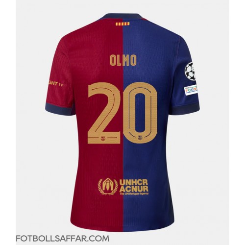 Barcelona Dani Olmo #20 Hemmatröja 2024-25 Kortärmad